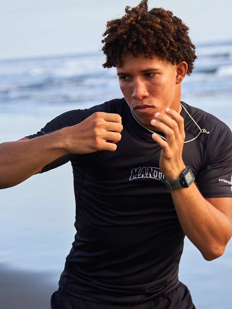 MANTO Varsity RASHGUARD -black